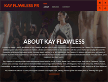 Tablet Screenshot of kayflawless.com